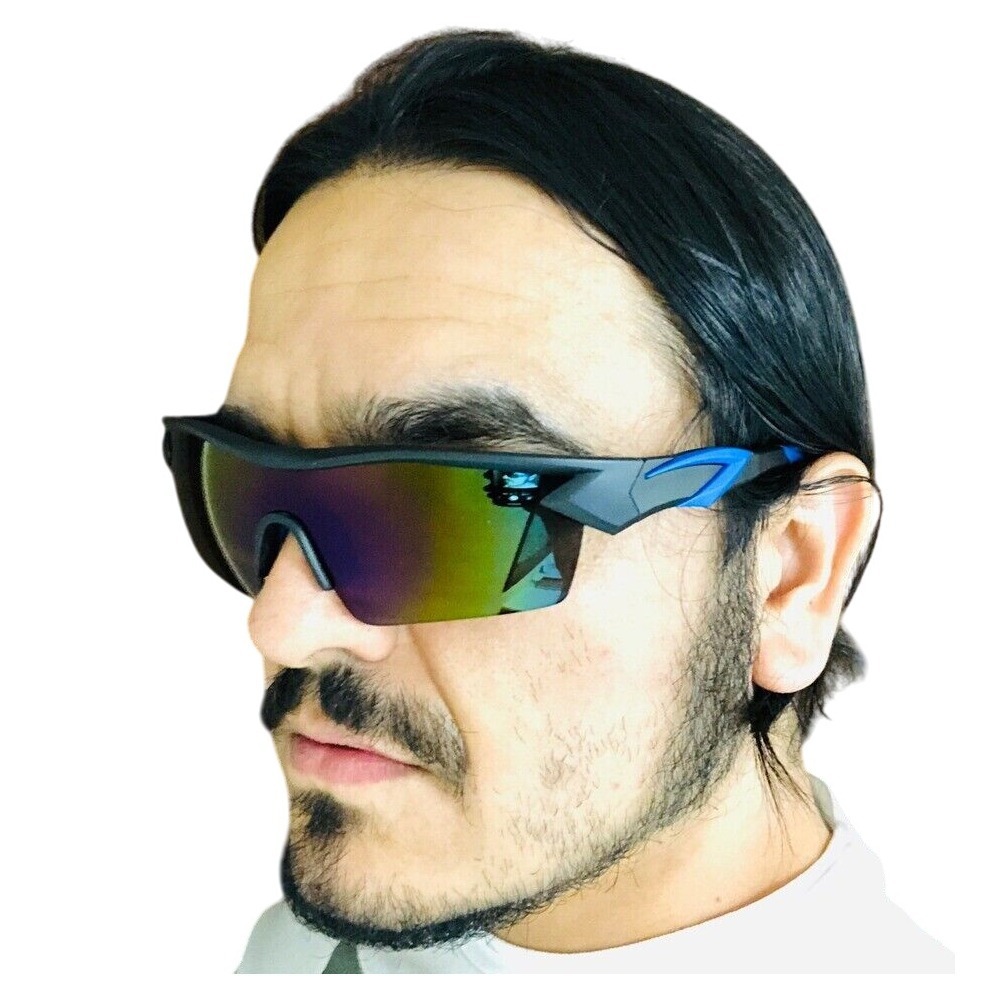 Sport Sunglasses Men Cycling Running Fishing Golf‎ UV Protection Wrap Around NEw